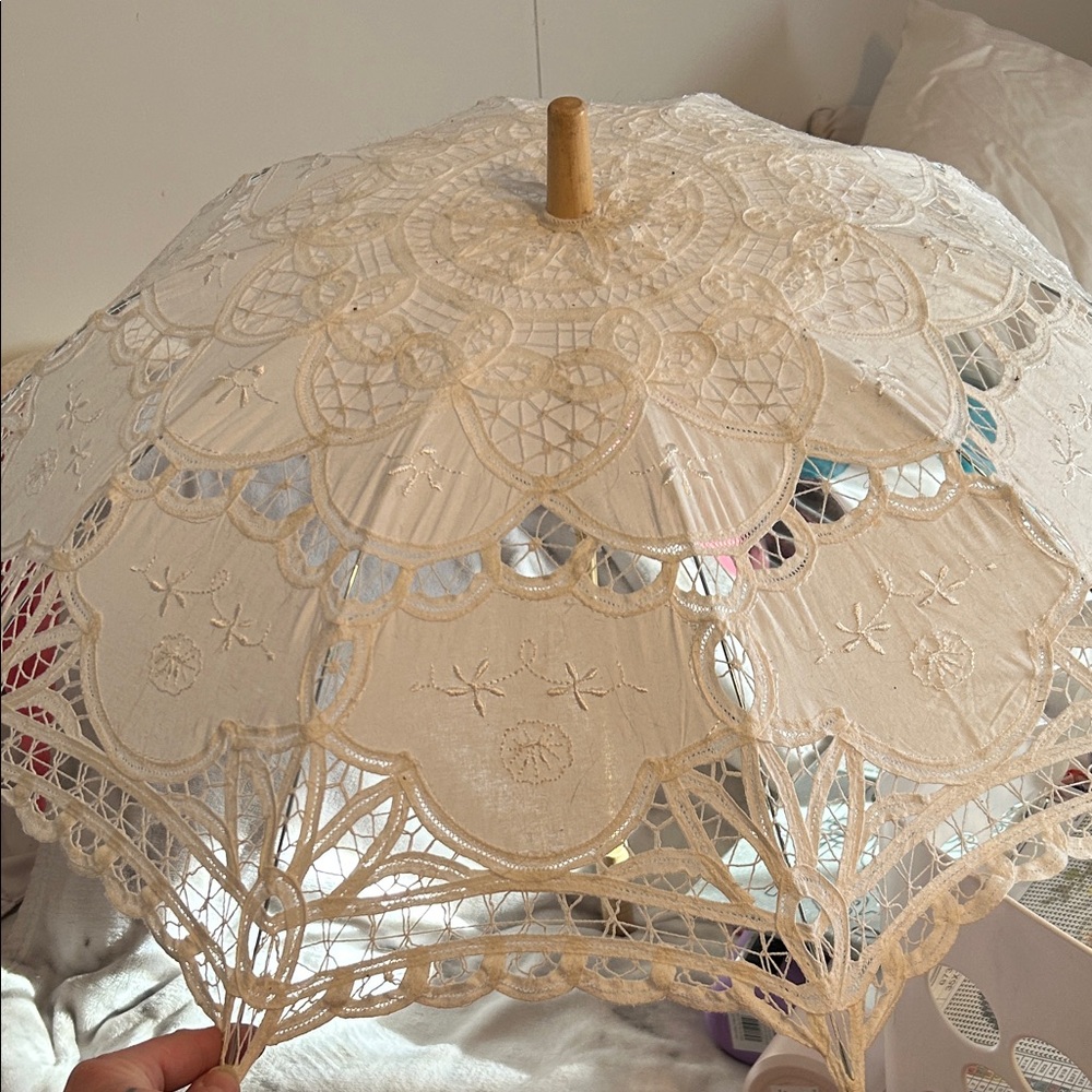 Elegant Lace Parasol